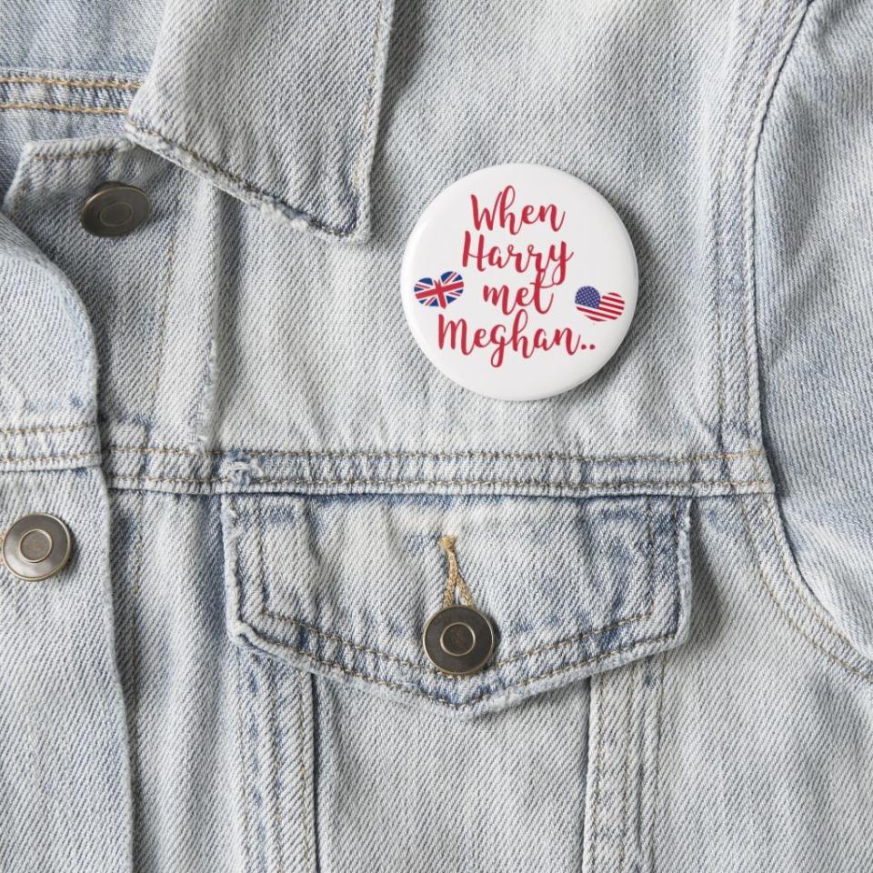 Get it <a href="https://www.zazzle.com/when_harry_met_meghan_fun_royal_wedding_pinback_button-145269332040875845" target="_blank">here</a>.&nbsp;