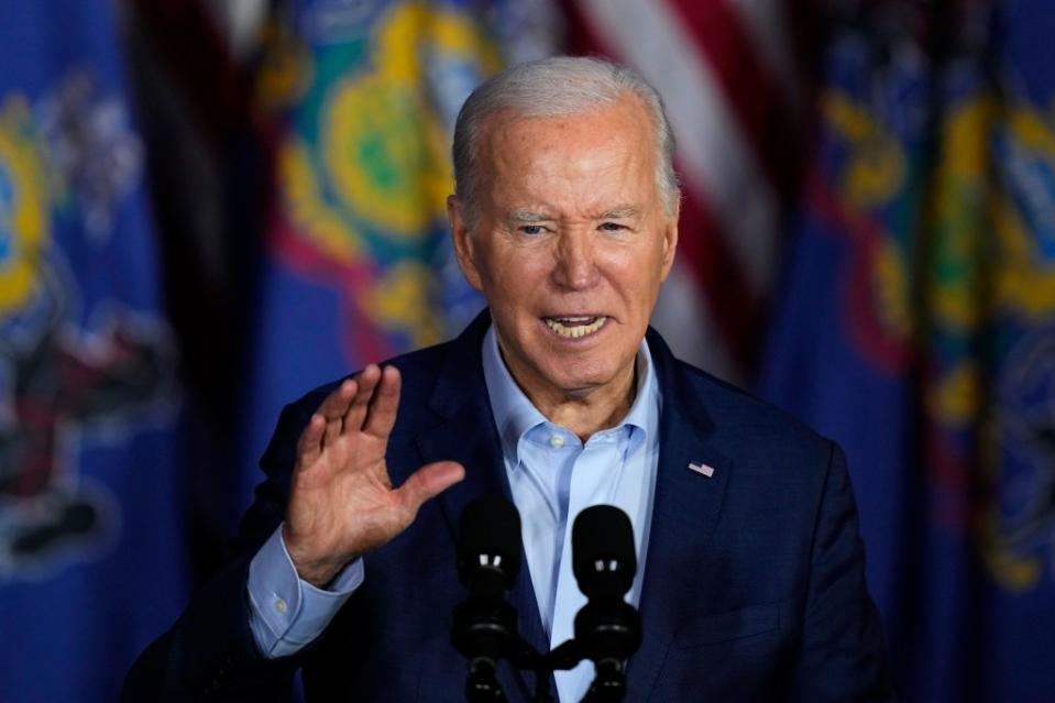 Joe Biden has been labeled “too old” to serve as Commander-in-chief. The President will turn 82 in November. AP