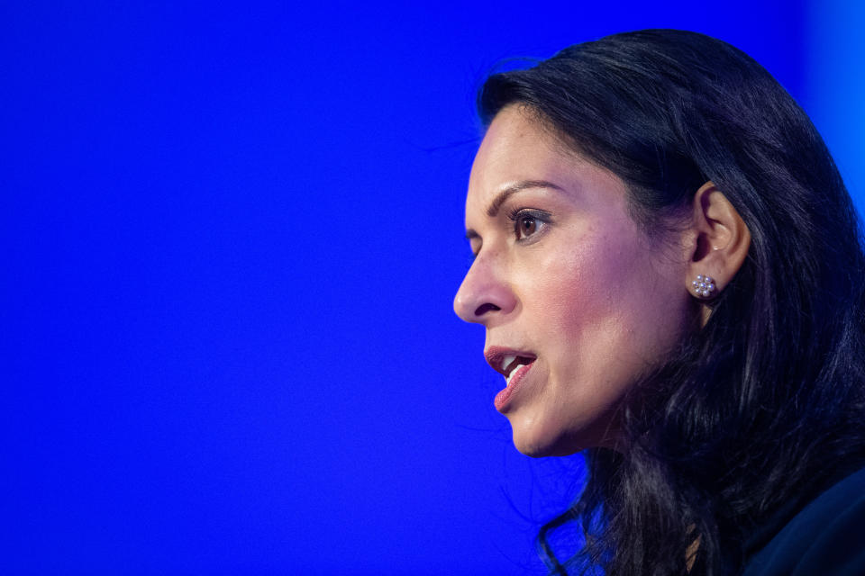 File photo dated 26/02/20 of Home Secretary Priti Patel, who has said people from the Windrush generation were subject to "insensitive treatment by the very country they called home".