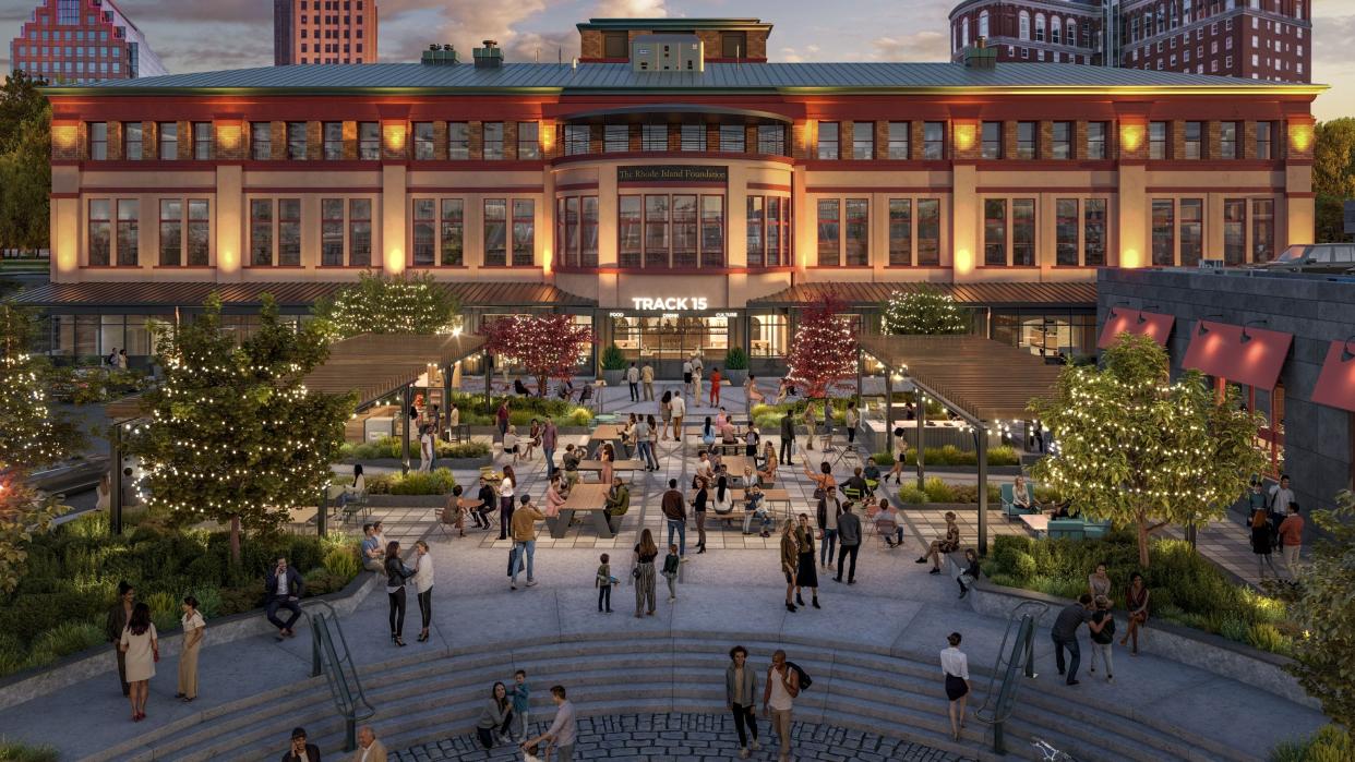 Track 15 is the name of the food hall that will open in Union Station in late summer 2024. Five merchants have been announced for the space.