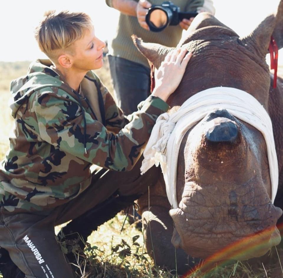 Princess Charlene of Monaco's recent trip to South Africa included essential rhino conservation