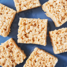 <p>Using twice as much marshmallow gives you treats that are chewy instead of stiff—the kind you can pull apart instead of snapping in half. </p><p>Get the <a href="https://www.delish.com/uk/cooking/recipes/a31011811/rice-krispies-treats-recipe/" rel="nofollow noopener" target="_blank" data-ylk="slk:Rice Krispies Treats;elm:context_link;itc:0" class="link ">Rice Krispies Treats</a> recipe.</p>