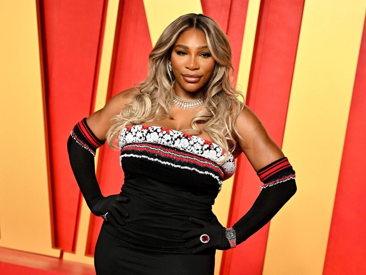 Serena Williams attends the 2024 Vanity Fair Oscars party.