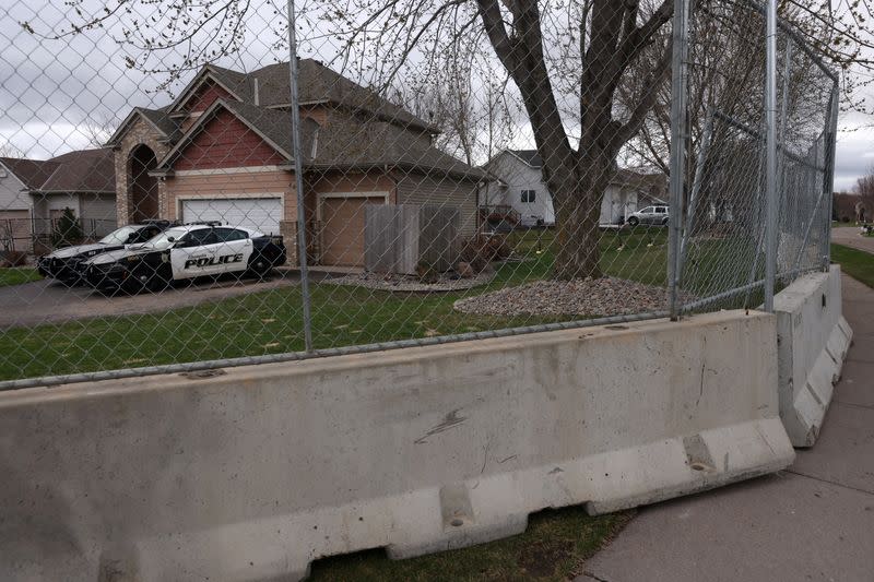 Police Guard Ex-Brooklyn Center Police Officer Kim Potter’s home