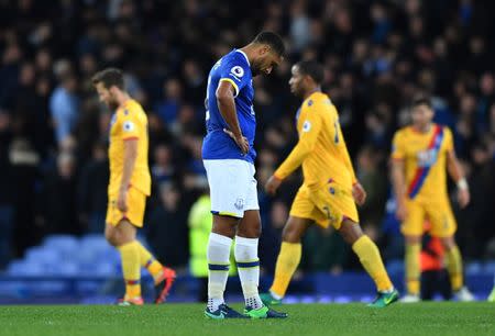 Britain Football Soccer - Everton v Crystal Palace - Premier League - Goodison Park - 30/9/16 Everton's Ashley Williams looks dejected after the match Reuters / Anthony Devlin