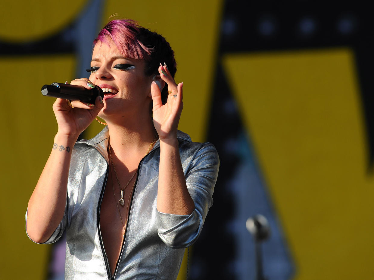Warm: Lily Allen: Getty Images