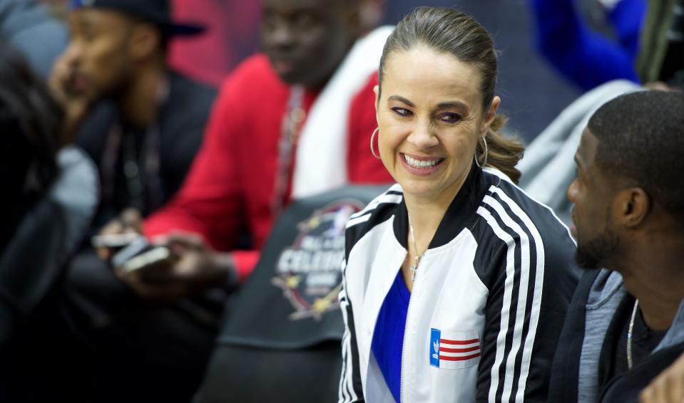 Becky Hammon could be up for a college job if she’s interested. (AP)