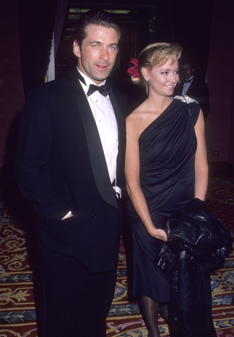 Baldwin and a date attend the Casting Society of America's Fifth Annual Artios Awards at the Century Cafe in New York.