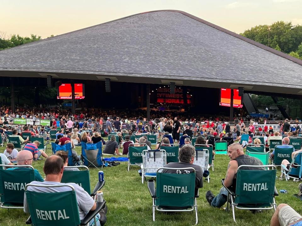 Blossom Music Center continues concerts throughout September. Shows include Kid Rock on Friday and The Black Keys Sept. 9.