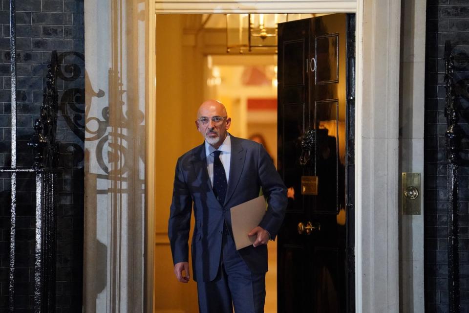 Nadhim Zahawi has left his education secretary role to become Chancellor (PA) (PA Wire)