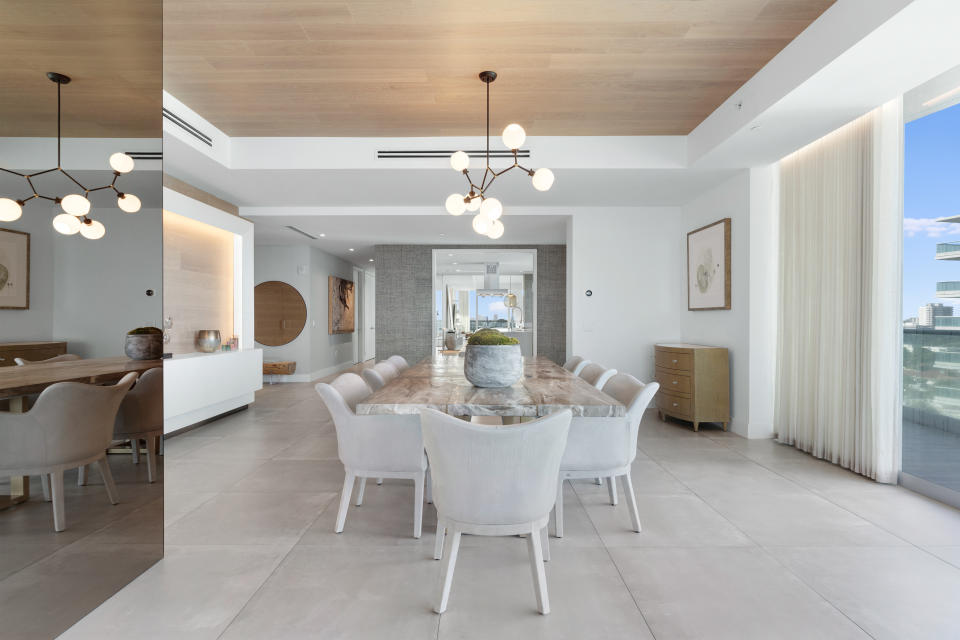 Fendi Chateau - Surfside - Florida - Condo - Dining Area Detail