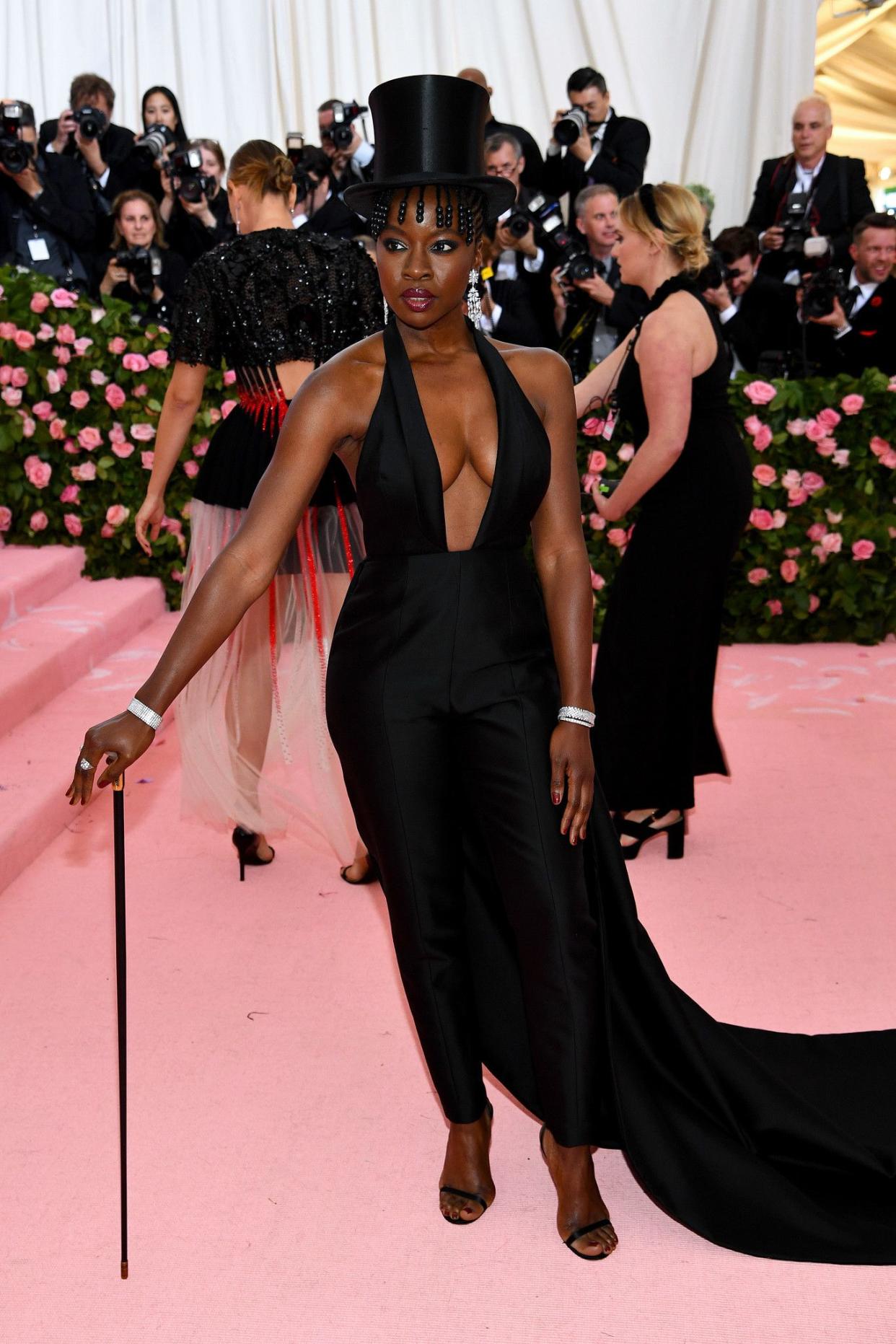 Danai Gurira attends The 2019 Met Gala Celebrating Camp: Notes on Fashion at Metropolitan Museum of Art on May 06, 2019 in New York City.