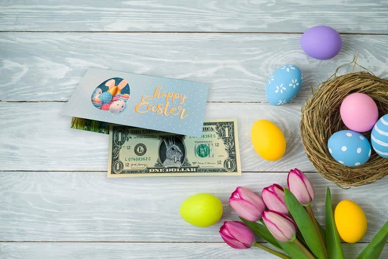 16) Easter Bunny Dollar Bill