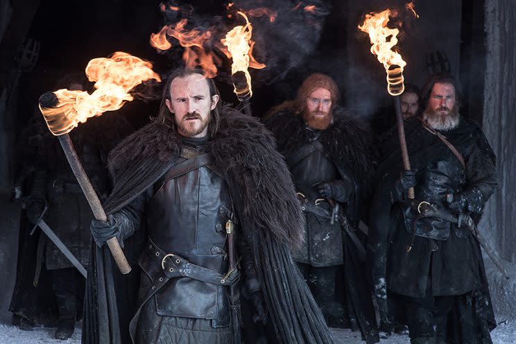 Ben Crompton as Eddison Tollett in HBO's Game of Thrones . (Photo Credit: Helen Sloan/courtesy of HBO)