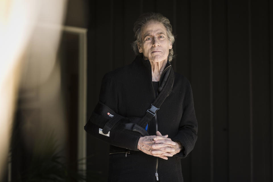 Comedian and actor Richard Lewis at his home in Los Angeles on February 20, 2020. / Credit: Emily Berl for The Washington Post via Getty Images