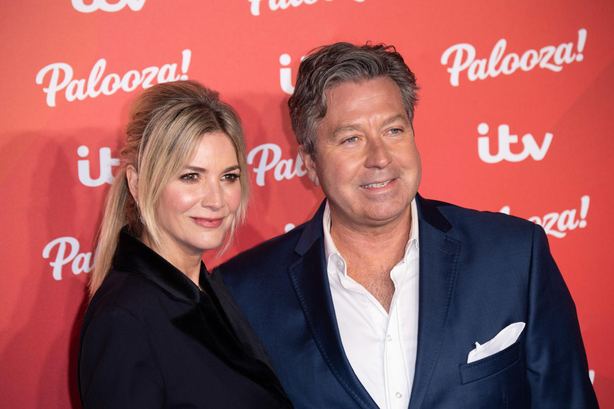 Stock picture of Lisa Faulkner and John Torode, following Faulkner sharing the key to the couple's happy marriage. (Getty Images)