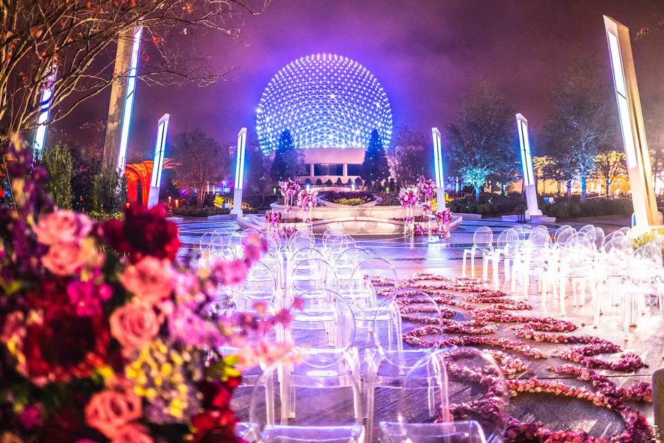 <p>Claire Celeste/Disney</p> World Celebration Gardens at EPCOT.