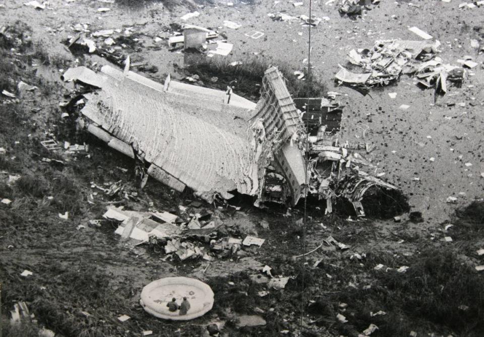 Lugar donde se estrelló el vuelo 401 de Eastern Airlines en los Everglades de la Florida el 29 de diciembre de 1972.
