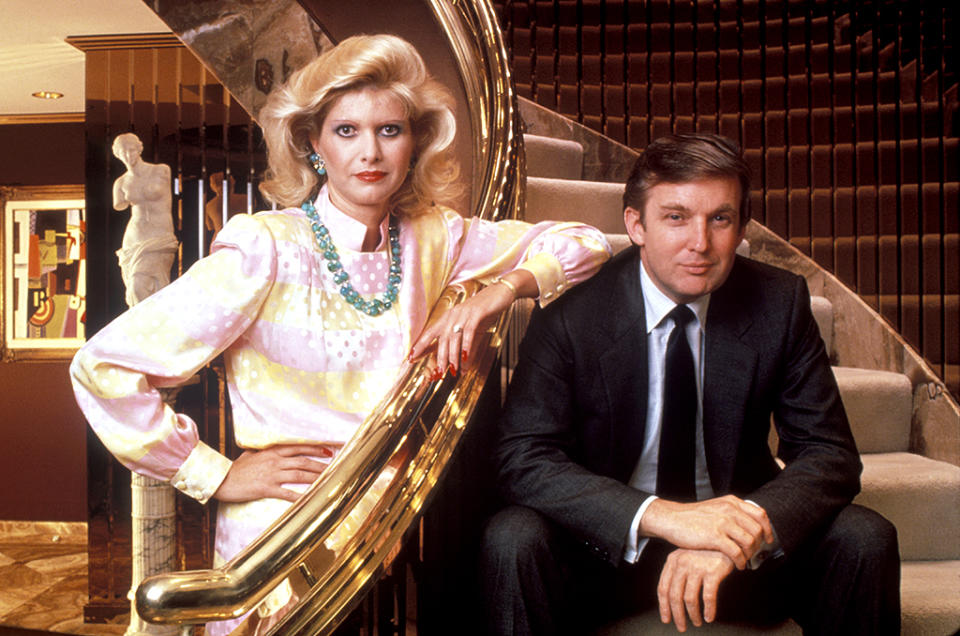 The new Liz and Dick? Jackie and Ari? That’s what people were saying about Donald and Ivana Trump in the mid-’80s. (Photo: Bob Sacha/Corbis via Getty Images)