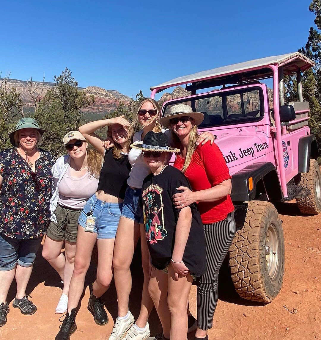 Sister Wives' Christine and Janelle Brown Take Kids on Sedona's Pink Jeep Tours