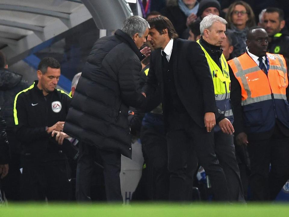 Jose Mourinho and Antonio Conte