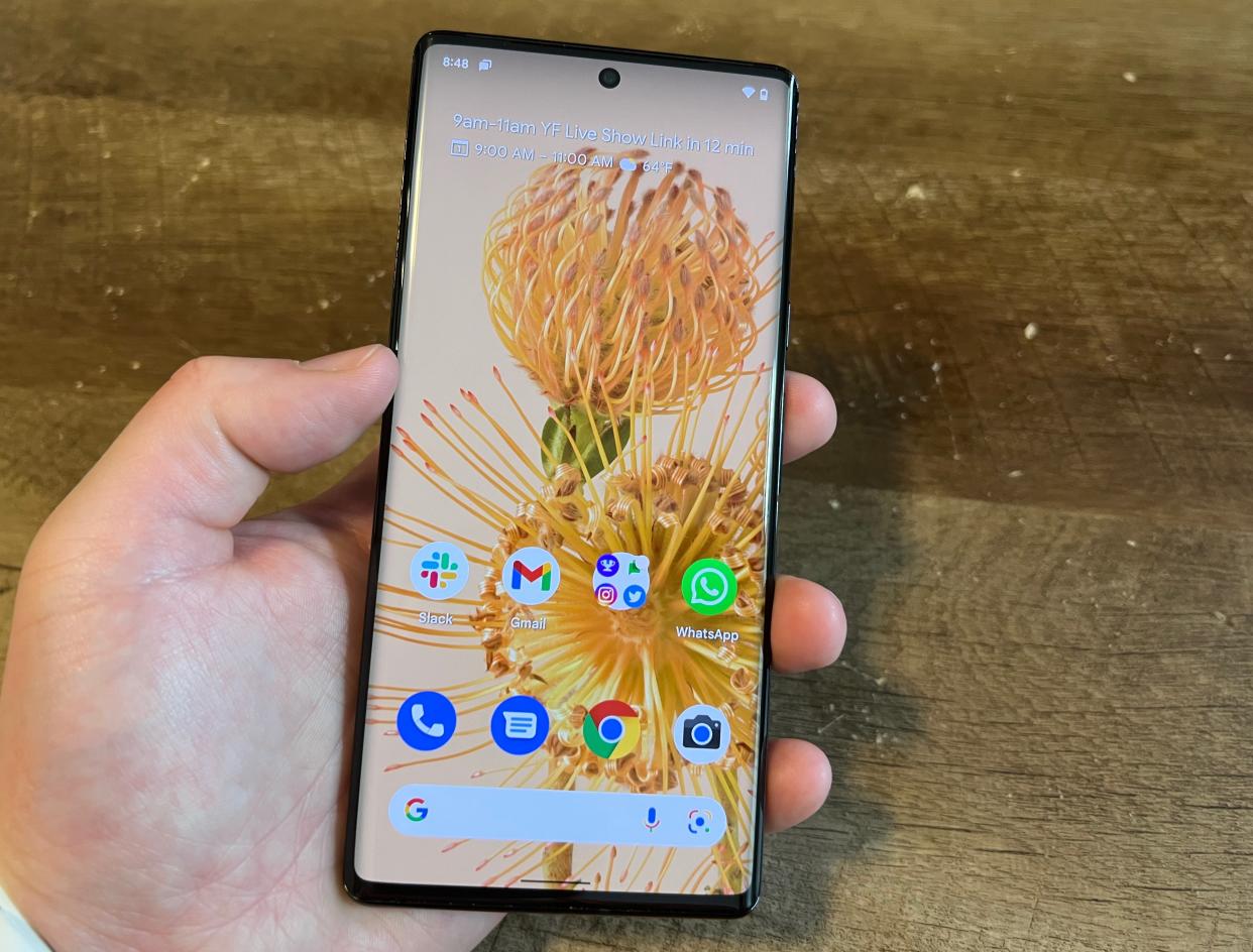 The Pixel 6 Pro is Google's first true premium smartphone, and it easily stands toe-to-toe with the iPhone 13 and Samsung Galaxy S21. (Image: Howley)
