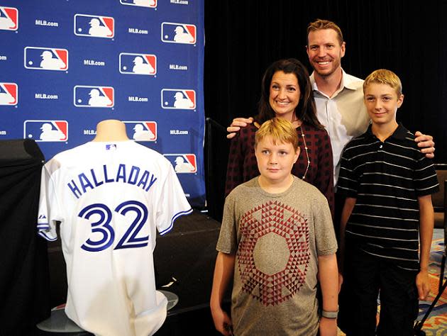 Roy Halladay's Number is Retired by Toronto Blue Jays - The New