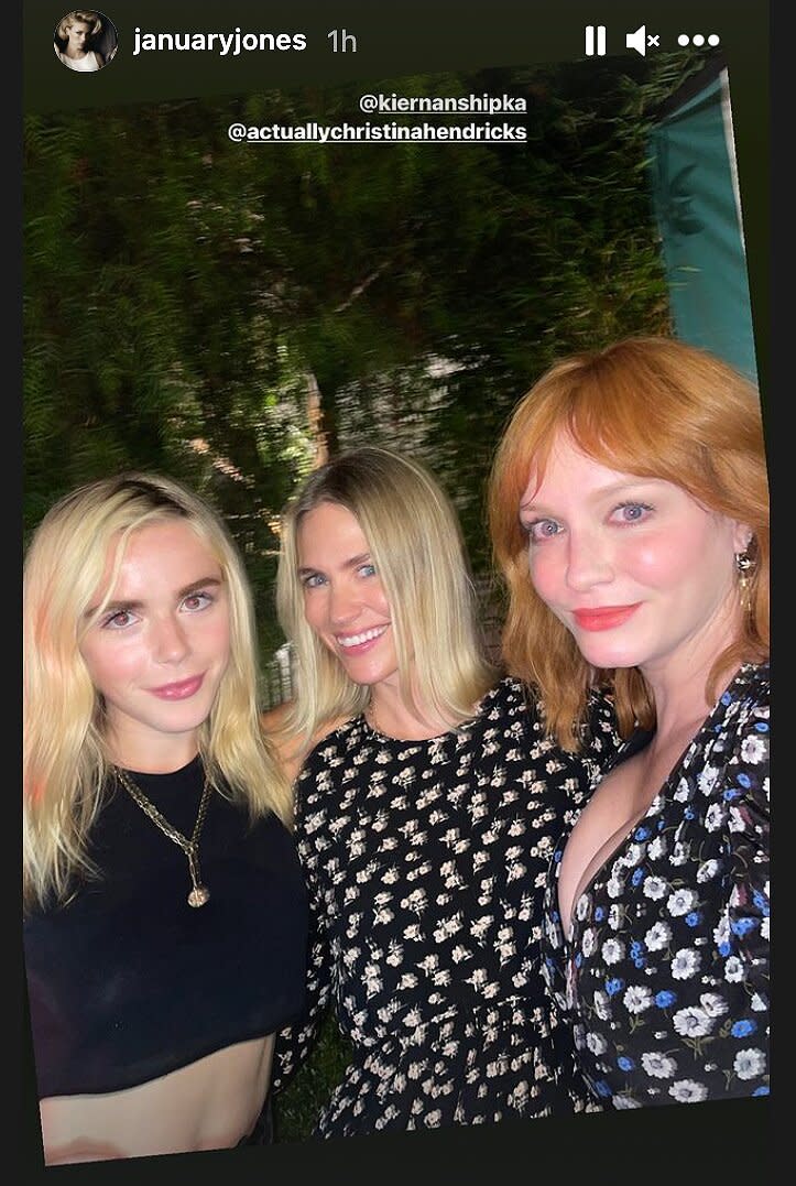 january jones, kiernan shipka, christina hendricks