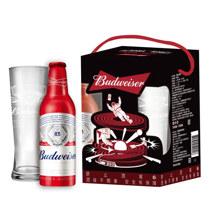 ▲百威啤酒Budweiser X 顔伯駿推出Reverse限定設計罐，還有星級聯名禮盒組。（圖／百威啤酒提供）