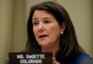 FILE PHOTO: U.S. Rep. Diana DeGette (D-CO) asks questions during a hearing in Washington