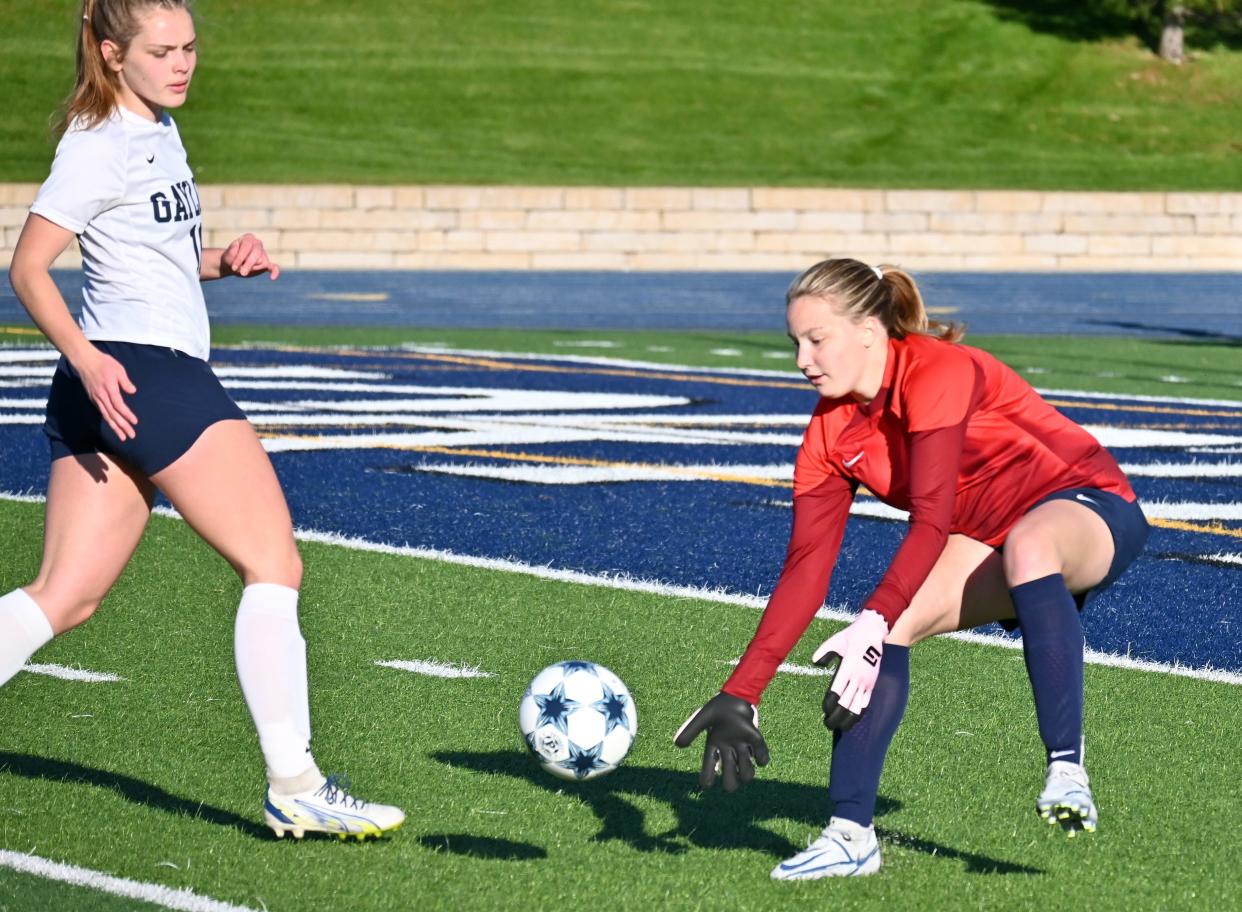 The Petoskey and Gaylord girls' soccer teams met up for a key matchup within the Big North Conference Thursday. Petoskey earned a 3-1 win, keeping command of their BNC lead with three games to go.