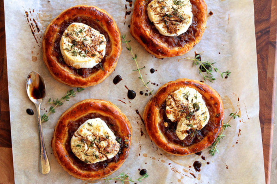 <p>Karen's Kitchen Stories</p><p>These tartlets are actually perfect for a party app, lunch or even breakfast.</p><p><strong>Get the recipe: <a href="https://www.karenskitchenstories.com/2013/08/caramelized-onion-goat-cheese-and.html" rel="nofollow noopener" target="_blank" data-ylk="slk:Caramelized Onion, Goat Cheese and Balsamic Tartlets;elm:context_link;itc:0;sec:content-canvas" class="link ">Caramelized Onion, Goat Cheese and Balsamic Tartlets</a></strong></p>