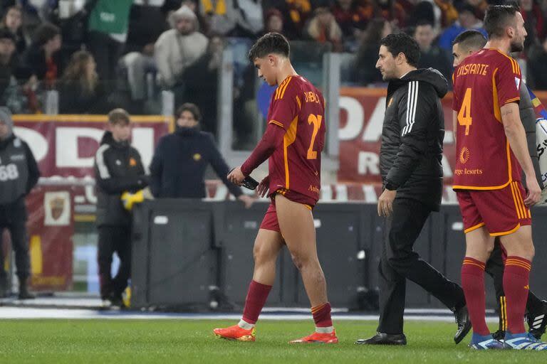 Paulo Dybala, en Roma: una de las figuras que podrían no continuar