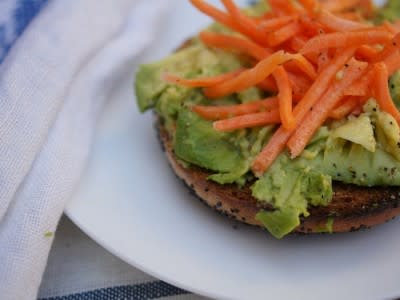 Avocado on a Bagel