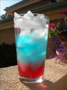 THE GOAL: Patriotic Layered Drink