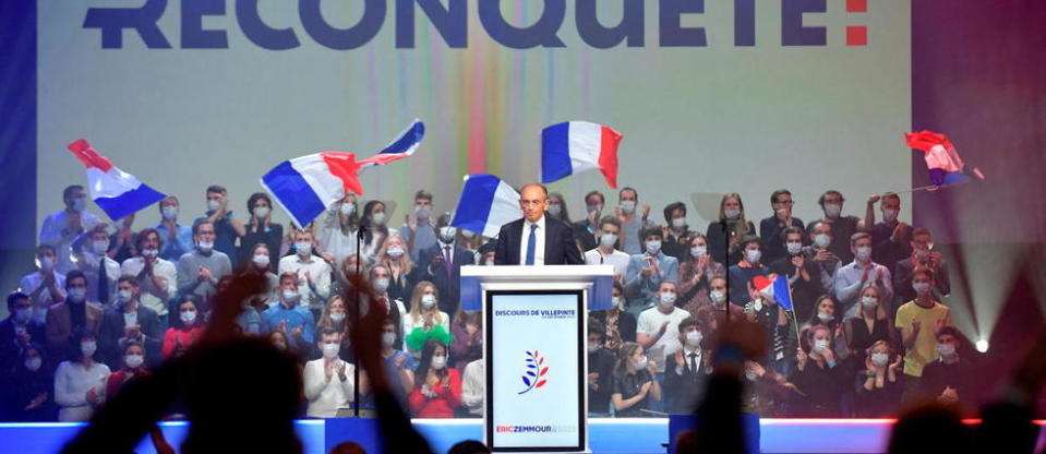 Une altercation a éclaté lors du meeting du candidat Zemmour. 
