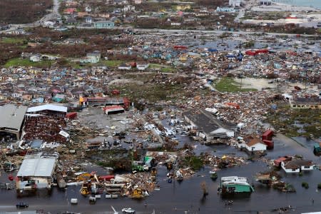 Hurricane Dorian hits the Abaco Islands