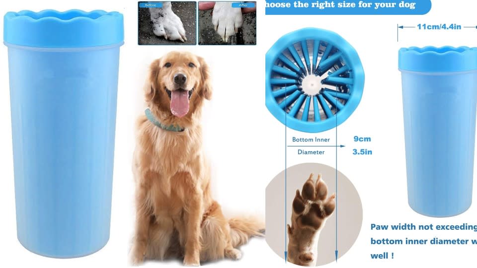 SUNOR Portable Dog Paw Cleaner - Amazon, $33