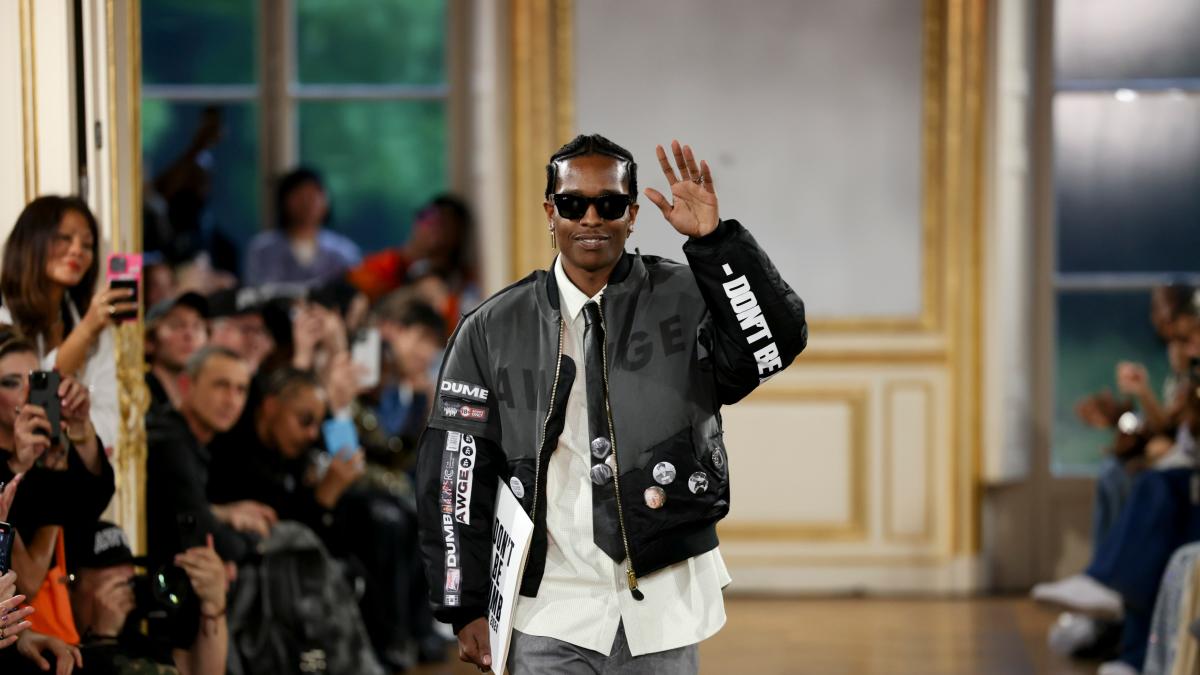 ASAP Rocky offers new music update at debut Paris Fashion Week show