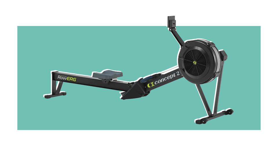 This low-impact rowing machine targets areas like legs, core, and upper body.