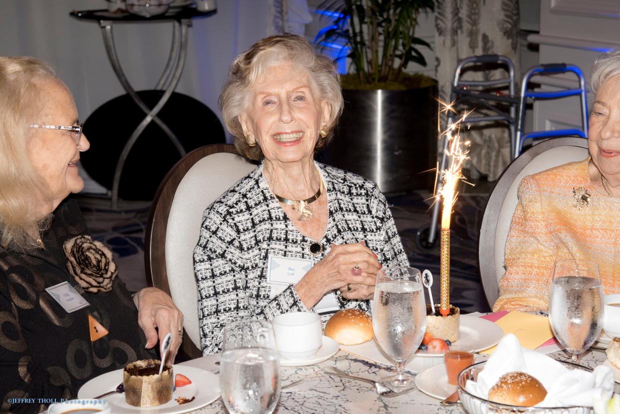 Bea Gold of Boca Raton attends a Lion of Judah luncheon.