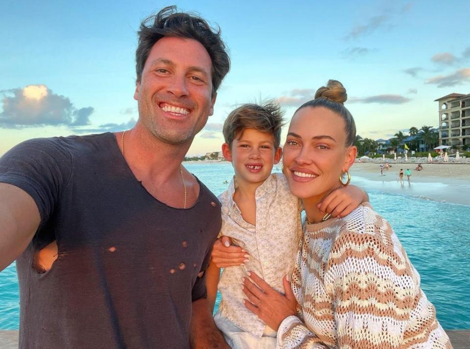 Peta Murgatroyd, Maksim Chmerkovskiy, son Shai Aleksander Chmerkovskiy, Instagram