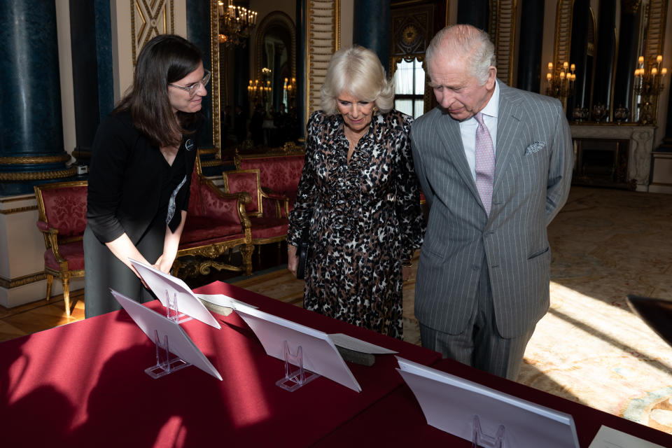 The King and Queen welcomed representatives from Kenya to Buckingham Palace ahead of their international visit