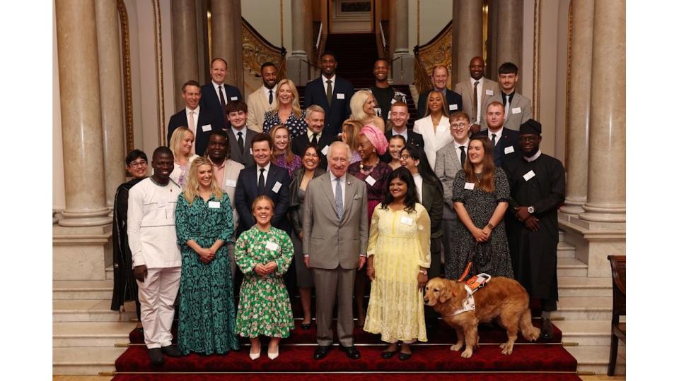 Prince's Trust Awards winners during a reception at Buckingham Palace 