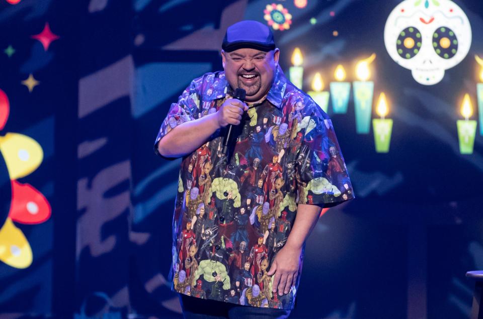 Gabriel Iglesias (pictured here performing at Coronado Performing Arts Center on Friday, Oct. 15, 2021, in Rockford) will play Seminole Hard Rock Event Center on Aug. 17.