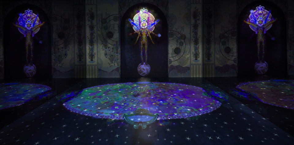 Saya Woolfalk's <em>artwork "</em><em>Visionary Reality Portal" for Art In Resonance 2024</em><p>Courtesy of The Peninsula Hong Kong</p>