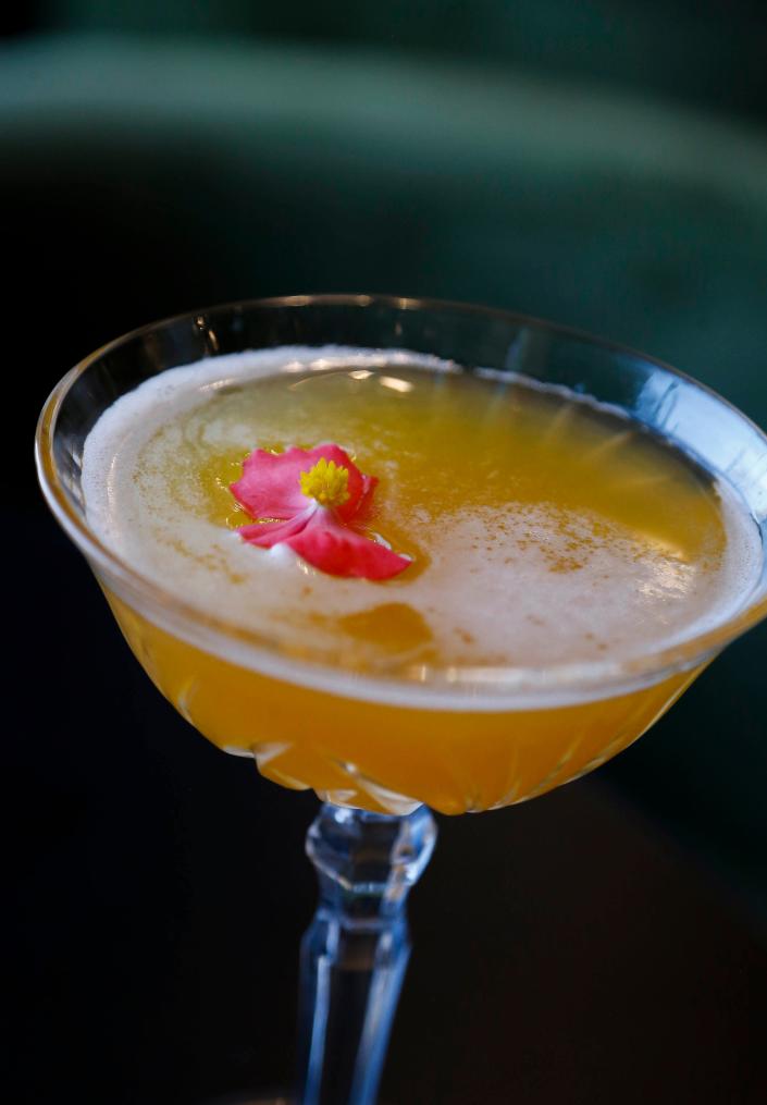 The Forty-Eight Flat cocktail is just one of the drinks on the menu at the New Northwestern cocktail and wine bar on East Walnut Street in Des Moines.