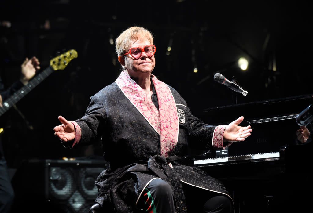 elton john on his 'farewell yellow brick road' tour, september 2018