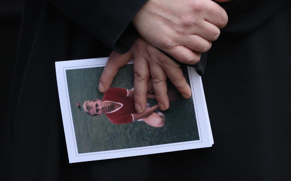 Funeral of former England and Manchester United footballer Bobby Charlton