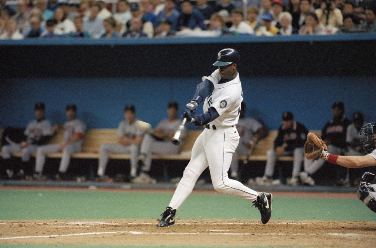 Griffey back with a swing in his step